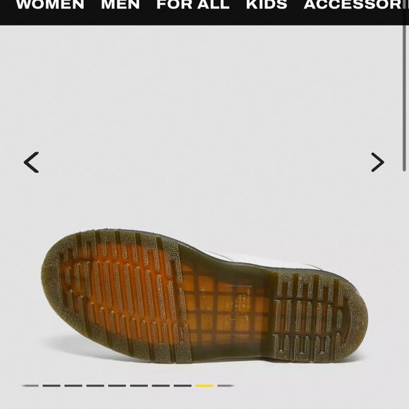 Dr Martens 1460 boots size 8 SMOOTH LEATHER LACE UP BOOTS new in box white shoes - Picture 6 of 16